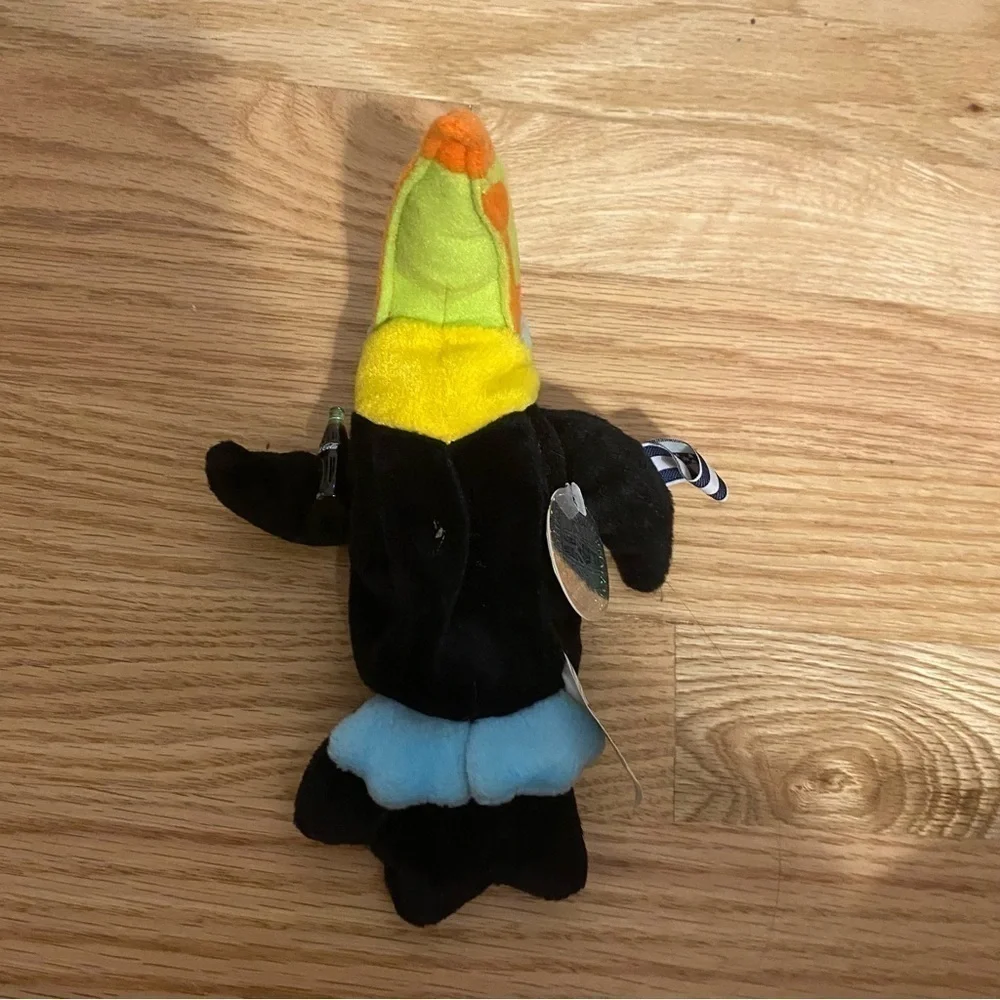 Vintage Coca Cola Toucan Bird Plush Beanie Baby NEW